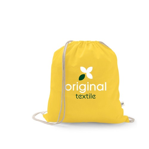 ISTANBUL. MOCHILA CONFECCIONADA EN ALGODÓN RECICLADO (70%) Y POLIÉSTER (30% RPET) (150 G/M²)