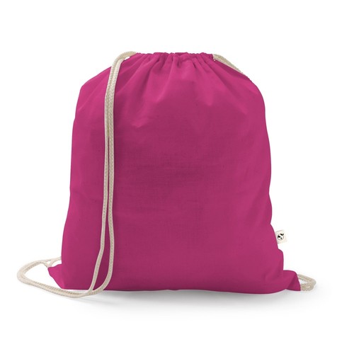 pink ISTANBUL. Mochila confeccionada en algodón reciclado (70%) y poliéster (30% rPET) (150 g/m²)