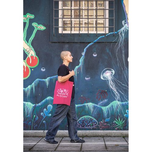 MEXICO. Bolsa fabricada en algodón reciclado (70%) y poliéster (30% rPET) (150 g/m²)