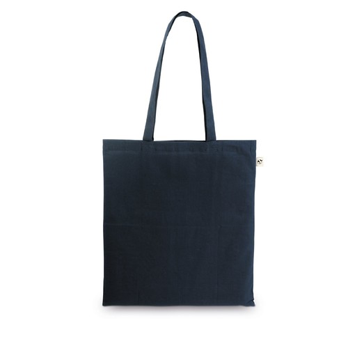 azul marino MEXICO. Bolsa fabricada en algodón reciclado (70%) y poliéster (30% rPET) (150 g/m²)