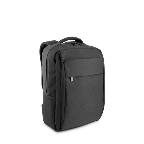 gris oscuro COVENTRY. Mochila para portátil totalmente acolchada en poliéster reciclado de alta densidad 300D y forro de poliéster reciclado 210D 15.6’