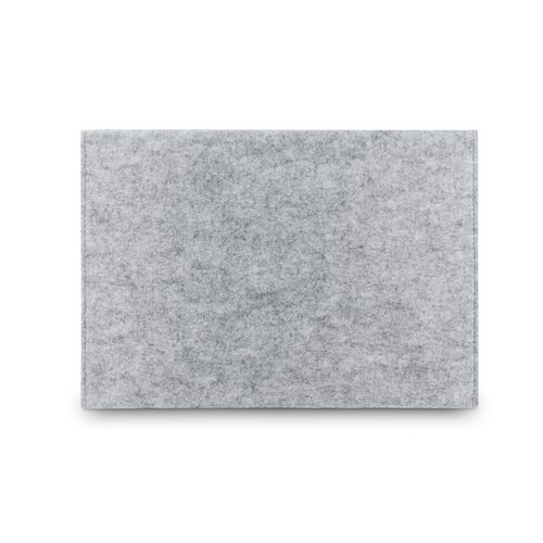 gris claro FELPY SLEEVE. Bolsa de fieltro reciclado (100% rPET) para portátil