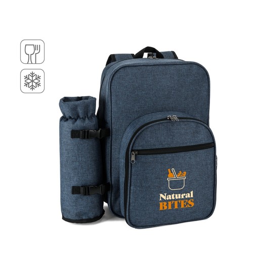 WHITSUNDAY. MOCHILA NEVERA PARA PÍCNIC DE POLIÉSTER RECICLADO DE ALTA DENSIDAD 600D