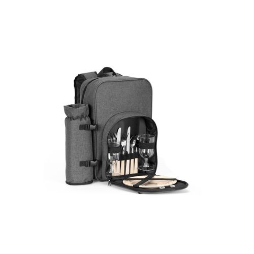 WHITSUNDAY. Mochila nevera para pícnic de poliéster reciclado de alta densidad 600D