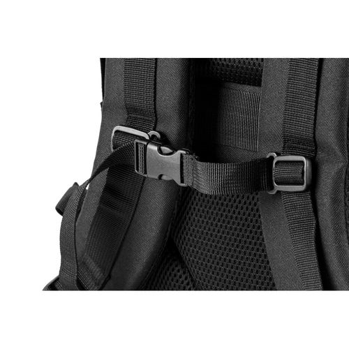 EDINBURGH BPACK. Sac à dos de style militaire en 600D, polyester recyclé haute densité et doublure en polyester recyclé 210D, 17'3' - 7