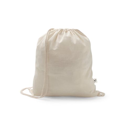 SALAMANCA. BOLSA TIPO MOCHILA DE ALGODÓN RECICLADO (70%) Y POLIÉSTER (30% RPET) (150 G/M²)