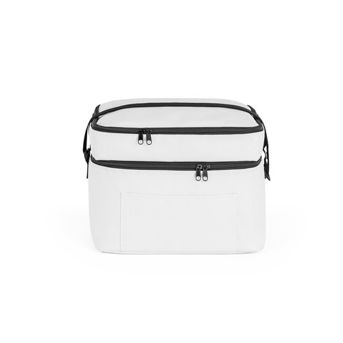 CANCUN LARGE. Bolsa térmica de poliéster reciclado 600D, con correa de cincha ajustable 14 L
