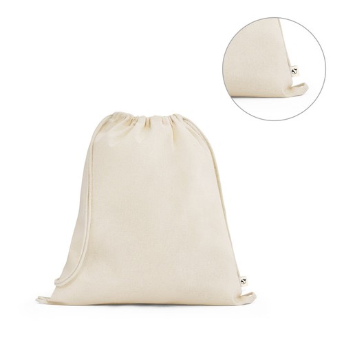 BELIZE. Sac à dos 100% coton biologique (140 g/m²), RIONDET SERIPUB, EYBENS