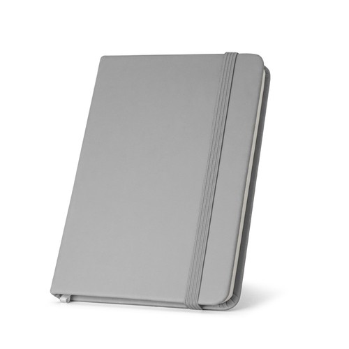 CAMPUS. Cahier A5 à couverture rigide en PU (35% recyclé) avec pages lignées 100% recyclé - 2