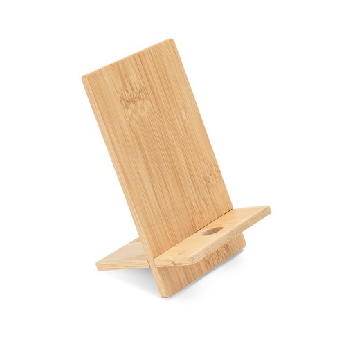 natural GALEN. Soporte para móvil de bambú, desmontable en dos partes