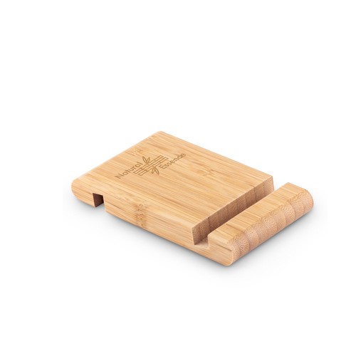 HABER. Soporte para móvil de bambú