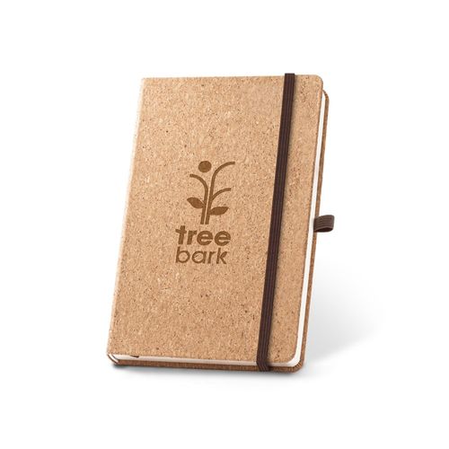 HAWKINS A5. Carnet de notes A5 en liège avec pages blanches en matériau certifié FSC™ et autres matériaux contrôlés - 3