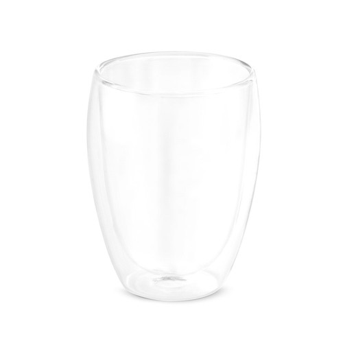 transparente MACHIATO CUP. Vaso de vidrio borosilicato 350 ml