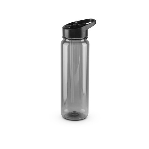 black GILMORE. Botella deportiva de PET reciclado (100% rPET) con acabado translúcido brillante 750 ml