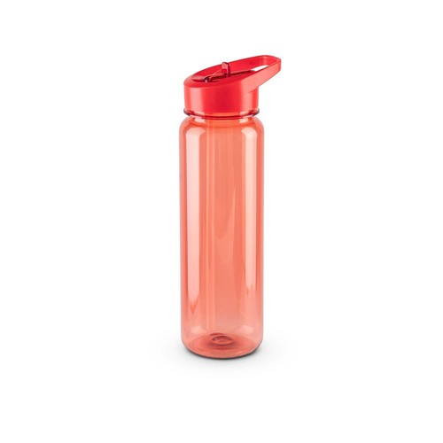 red GILMORE. Botella deportiva de PET reciclado (100% rPET) con acabado translúcido brillante 750 ml