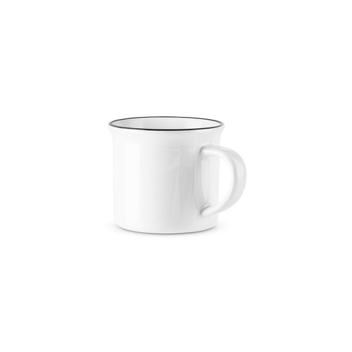white SELDEN. Taza de cerámica para sublimación 280 ml