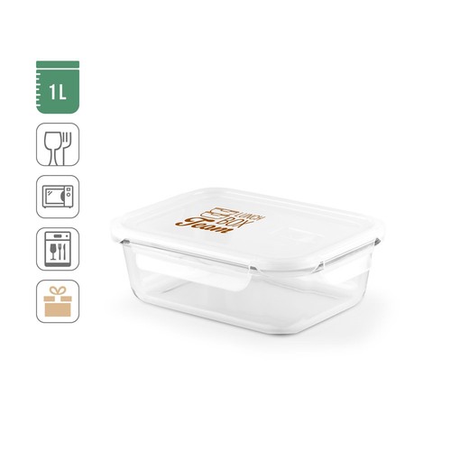 QUORIN. FIAMBRER. CAJA HERMÉTICA DE VIDRIO BOROSILICATO 1 L
