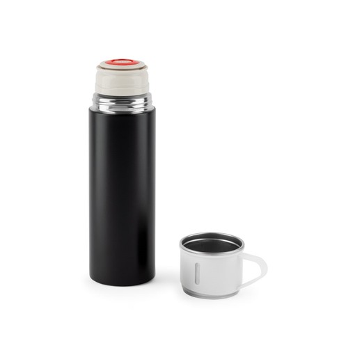 COMANECI. Botella de acero inoxidable de doble pared (90% reciclado) con acabado mate 490 mL