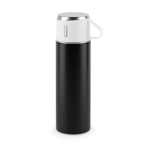 COMANECI. Botella de acero inoxidable de doble pared (90% reciclado) con acabado mate 490 mL