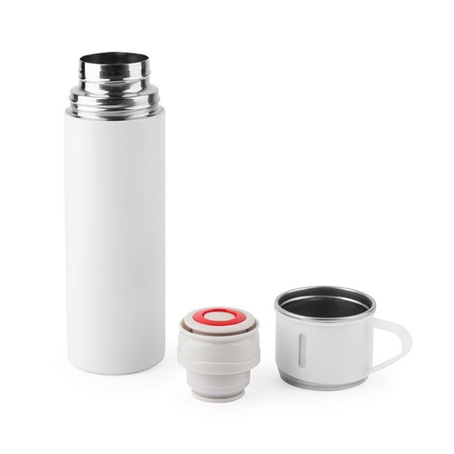 COMANECI. Borraccia in acciaio inox con doppia parete (90% riciclato) con finitura opaca 490 mL