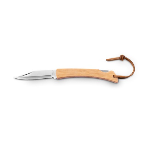 natural RANGER. Navaja de afeitar con hoja de acero inoxidable y mango de bambú
