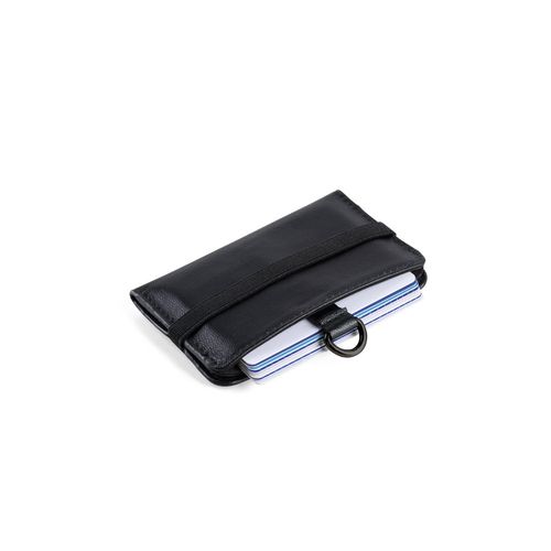 ORVYN. Porte-cartes en cuir avec blocage RFID pour 10 cartes - 4