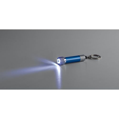 RE-LERGAN. Llavero de aluminio (92% reciclado) con linterna LED de 3 posiciones