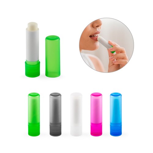 JOLIE VEGAN. Bálsamo labial vegano, en ABS reciclado (100% rABS) y PP, con aroma de vainilla, Merchandising, artículos personalizados para tu promoción de marca
