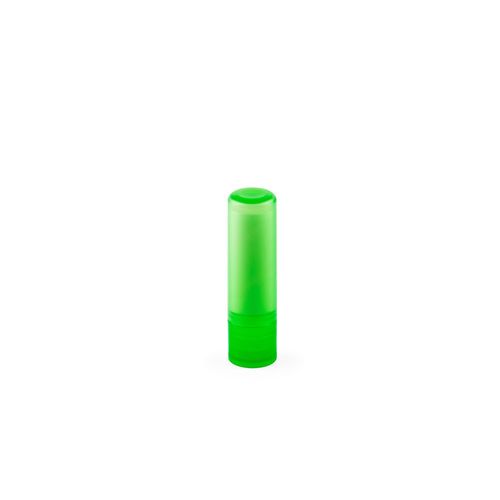 verde claro JOLIE VEGAN. Bálsamo labial vegano, en ABS reciclado (100% rABS) y PP, con aroma de vainilla