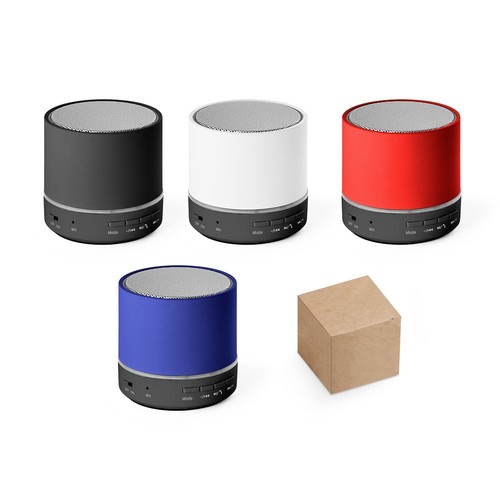 RE-PEREY. Altavoz portátil de 3 W con 4 h 30 min de autonomía en ABS reciclado (100% rABS)