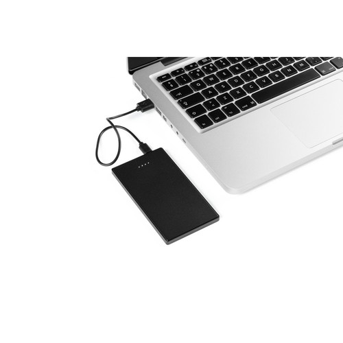 DENNING. Batería externa fina de acero inoxidable de 5000 mAh