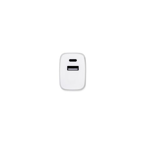 WEGENER. Adaptateur secteur avec port USB-A 18W et USB-C 20W en ABS recyclé (100 % rABS) - 5