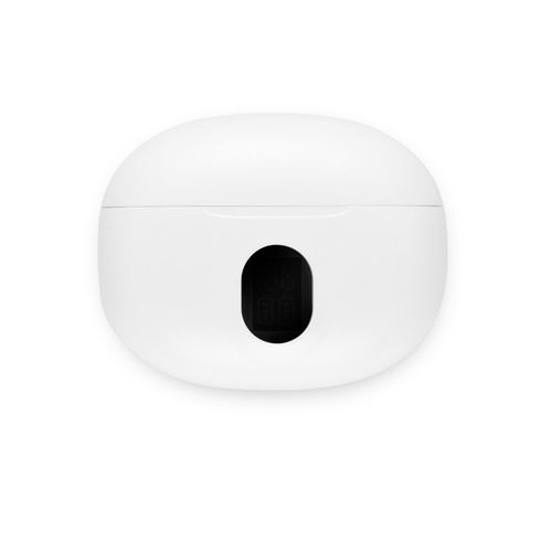 white CAETANO. Auriculares inalámbricos con 4 horas de autonomía en ABS reciclado (100% rABS)