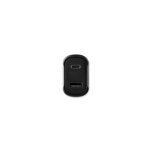 DIRAC. Adaptateur allume-cigare avec port USB-A 18W et USB-C 20W en 100% rABS - 4