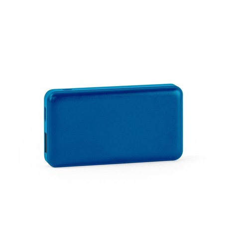 blue SHERYL. Batería externa de 4'000 mAh en ABS reciclado (100% rABS)