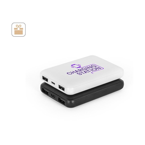 LEAKEY 5. BATERÍA EXTERNA DE 5'000 MAH EN ABS RECICLADO (100% RABS)