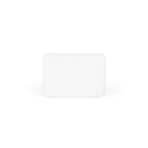 white LEAKEY 5. Batería externa de 5'000 mAh en ABS reciclado (100% rABS)