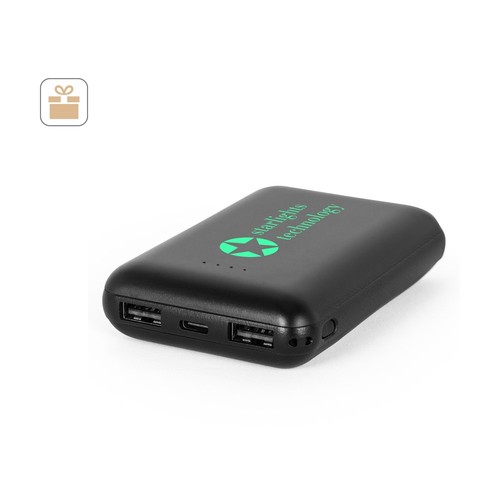 LEAKEY 8. BATERÍA EXTERNA DE 8'000 MAH EN ABS RECICLADO (100% RABS)