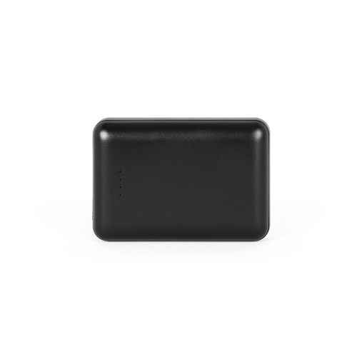 black LEAKEY 10. Batería externa de 10'000 mAh en ABS reciclado (100% rABS