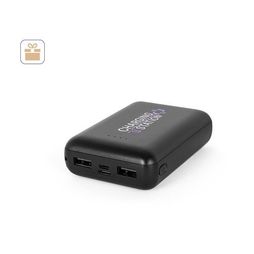 LEAKEY 10. BATERÍA EXTERNA DE 10'000 MAH EN ABS RECICLADO (100% RABS