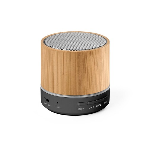 RE-GLASHOW. Altavoz portátil de 3 W con 4 h 30 min de autonomía en ABS reciclado (100% rABS), Merchandising, artículos personalizados para tu promoción de marca
