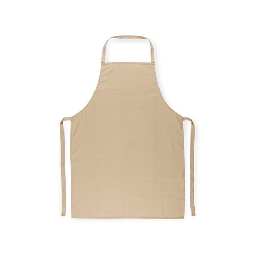 beis CUMIN. Delantal de sarga de algodón (180 g/m²)