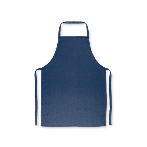 azul marino CUMIN. Delantal de sarga de algodón (180 g/m²)