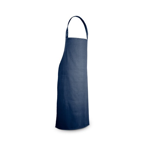 azul marino CUMIN. Delantal de sarga de algodón (180 g/m²)