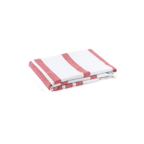 SARDENHA. Serviette de plage en coton (70% recyclé) et polyester (30% recyclé) (180 g/m²) - 4