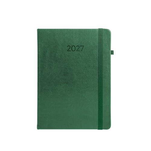 verde oscuro WATERS B5. Agenda B5 en PU al agua