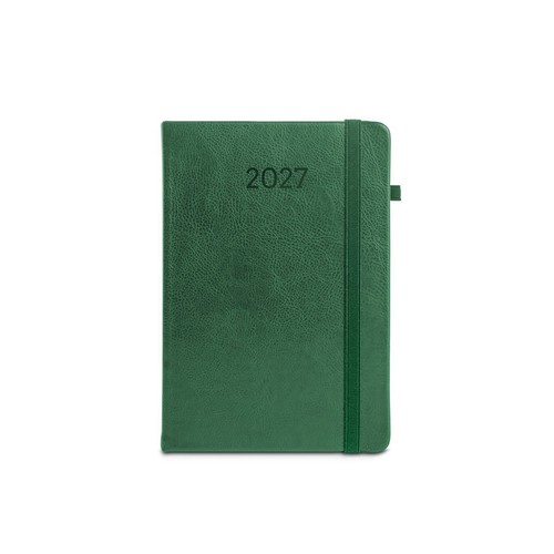 verde oscuro WATERS A5. Agenda A5 en PU al agua