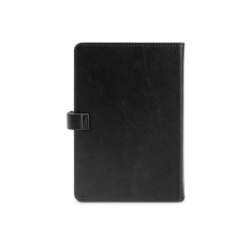 black MUSSET A5. Agenda A5 en PU (58% reciclado)