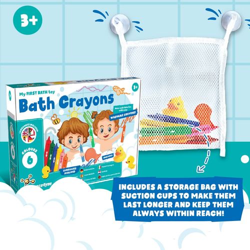 BATH CRAYONS. Juguete educativo para niños