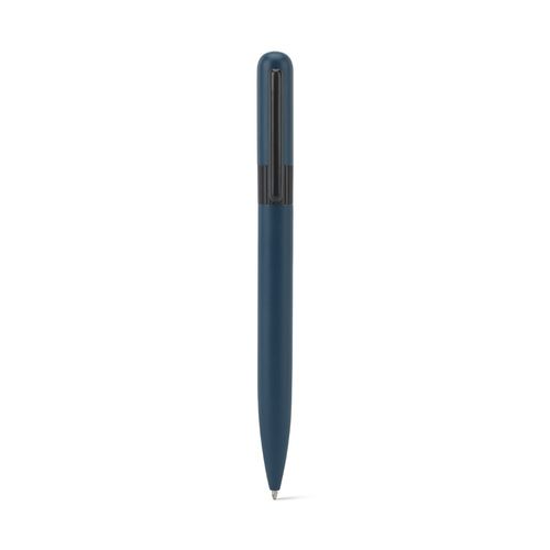 blue ELSIE ROUND. Bolígrafo metálico (60% reciclado) con diseño redondeado